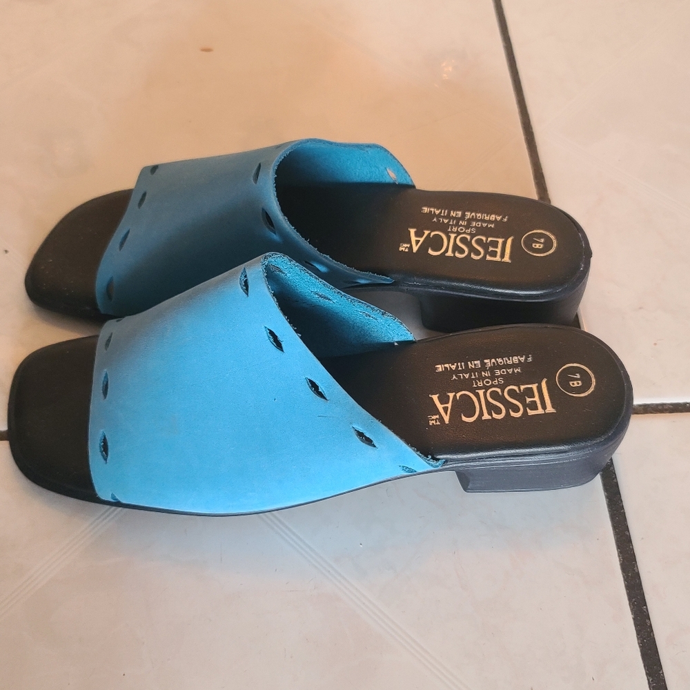 Blue Sandals